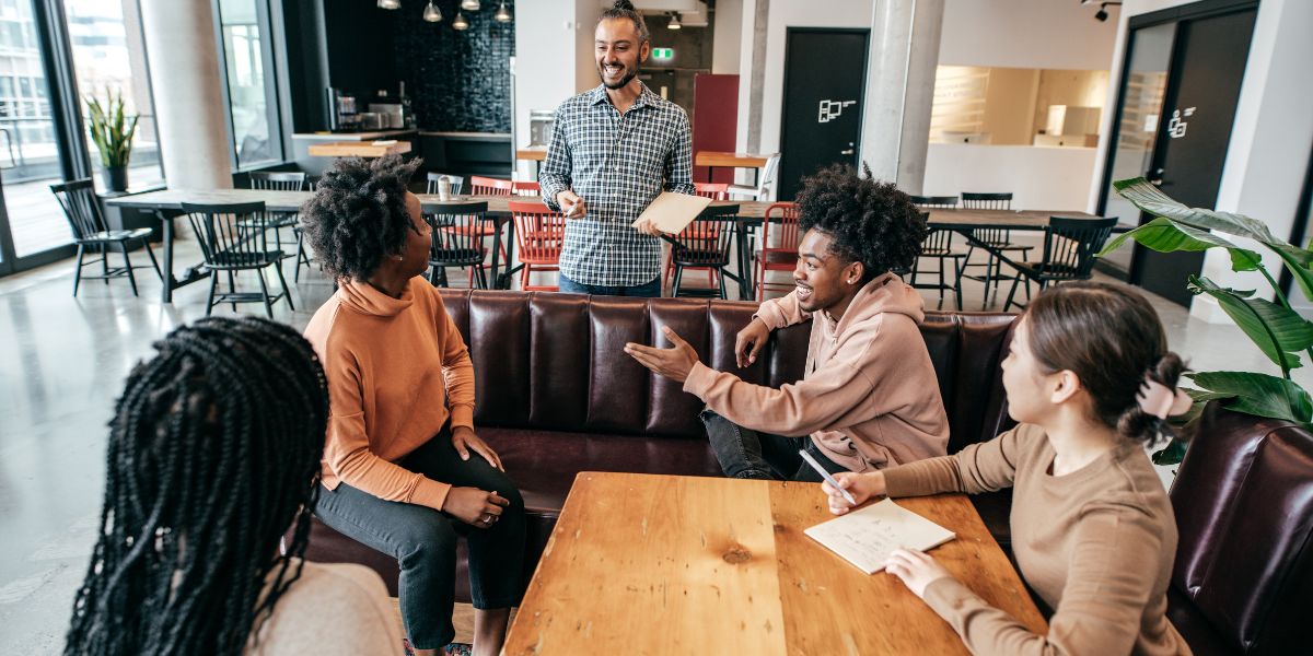 Students networking through NCPES member activities